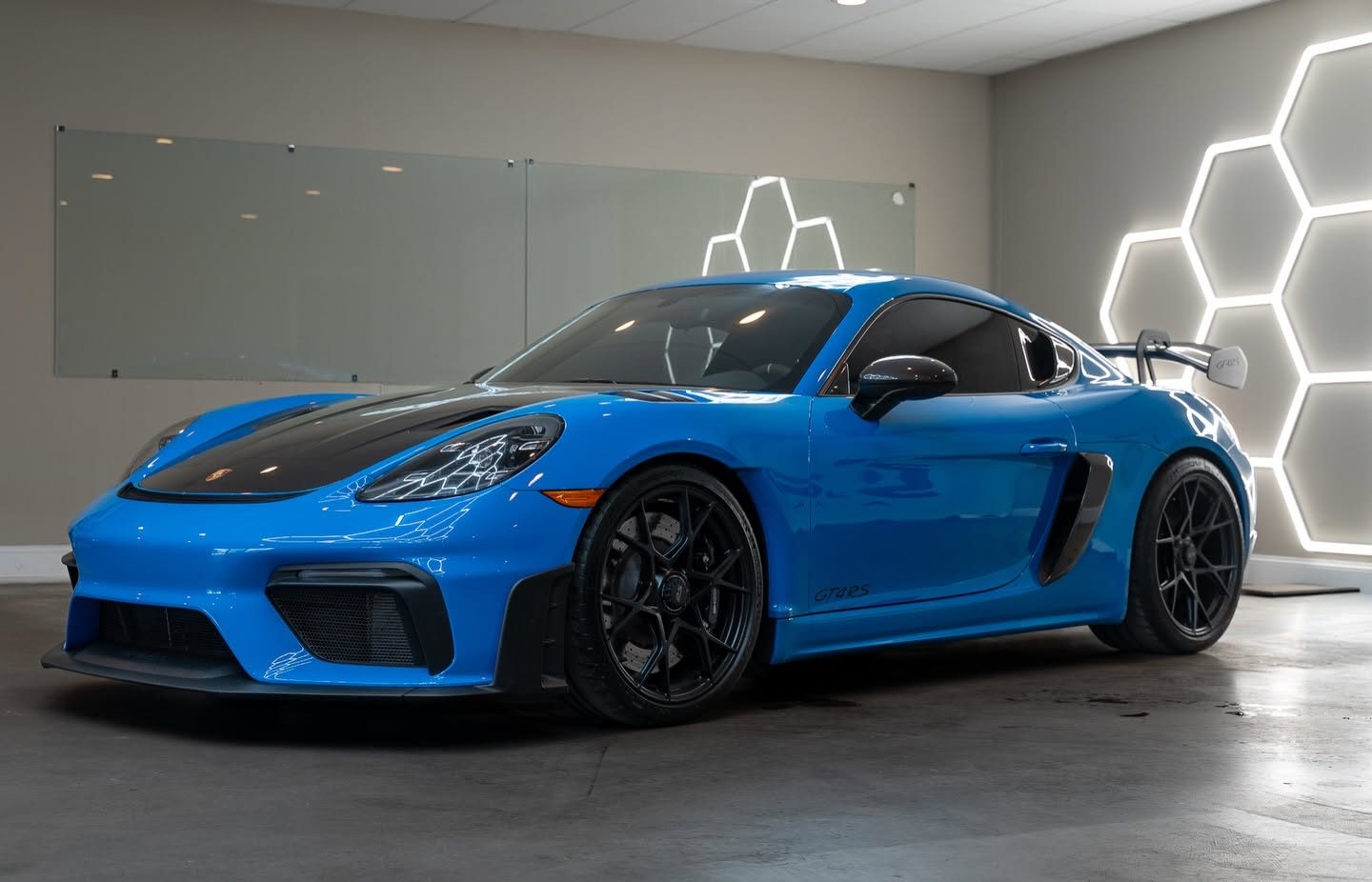 Porsche GT4 with ceramic coating, the kind of work West Little Rock owners book