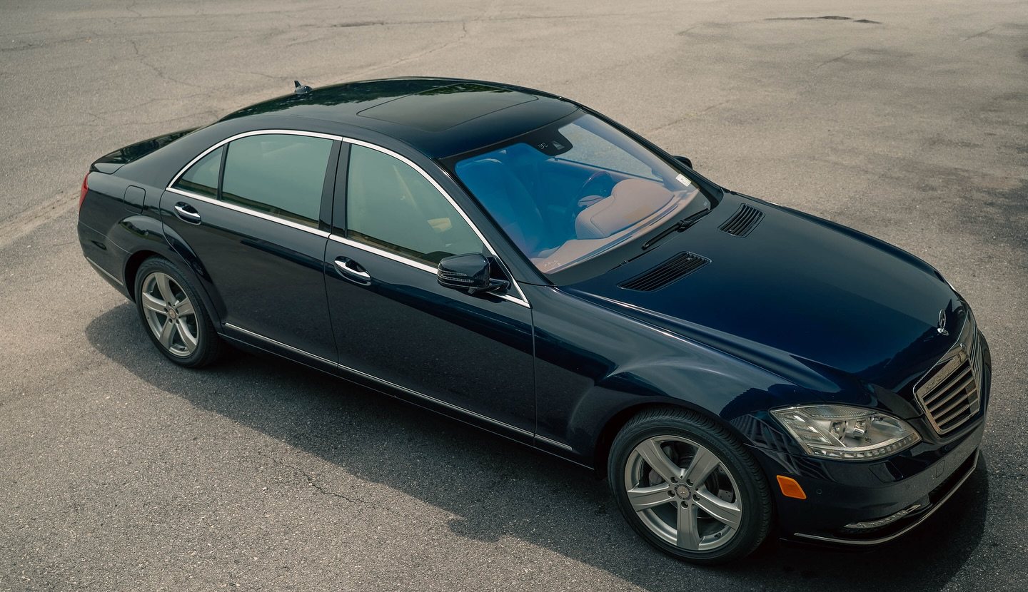 Tinted sedan showing Arkansas legal window tint levels, Slick Auto Care in Little Rock AR